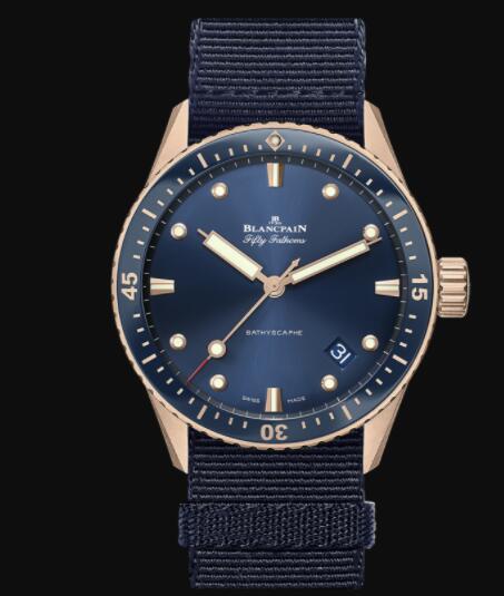 Blancpain Fifty Fathoms Bathyscaphe Replica THE FIRST MODERN DIVER’S WATCH 5000 36S40 NAOA